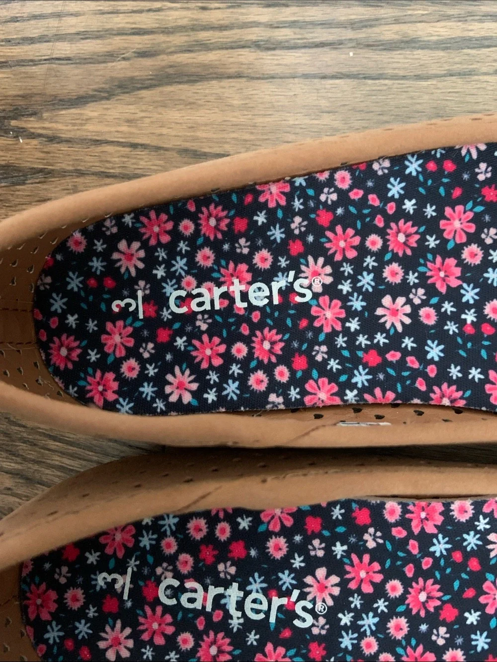 Carter’s Tan Laser Cut Girl Ballet Flats